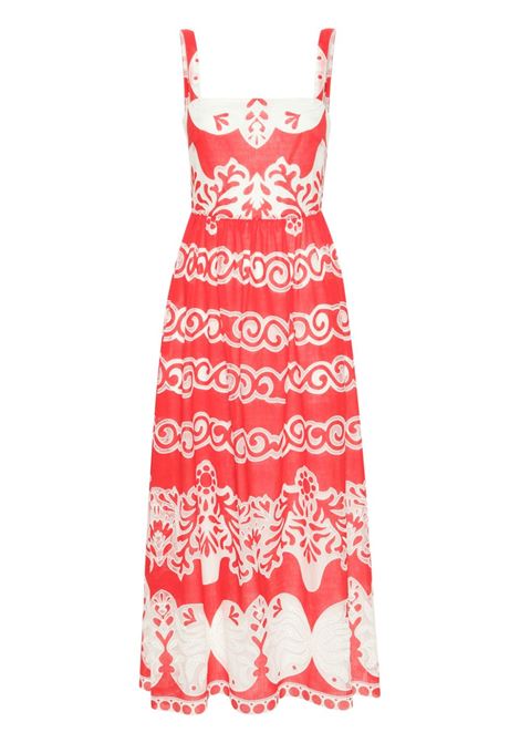 Abito midi Ninet in arancione - donna BORGO DE NOR | NINETRD